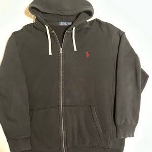 Polo By Raulph Lauren Polo Black Big & Tall
Fleece Full-Zip Hoodie